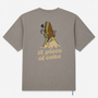 T-shirt manches courtes Thor Play oversize imprimé A Piece of Cake beige sable