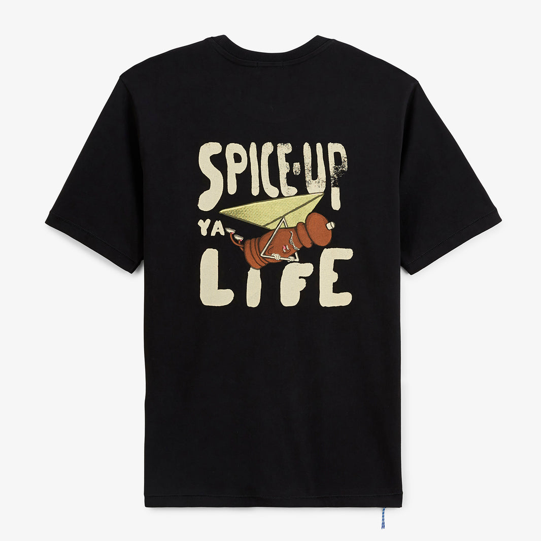 T-shirt manches courtes oversize Thor Play imprimé Spice-Up Ya Life noir
