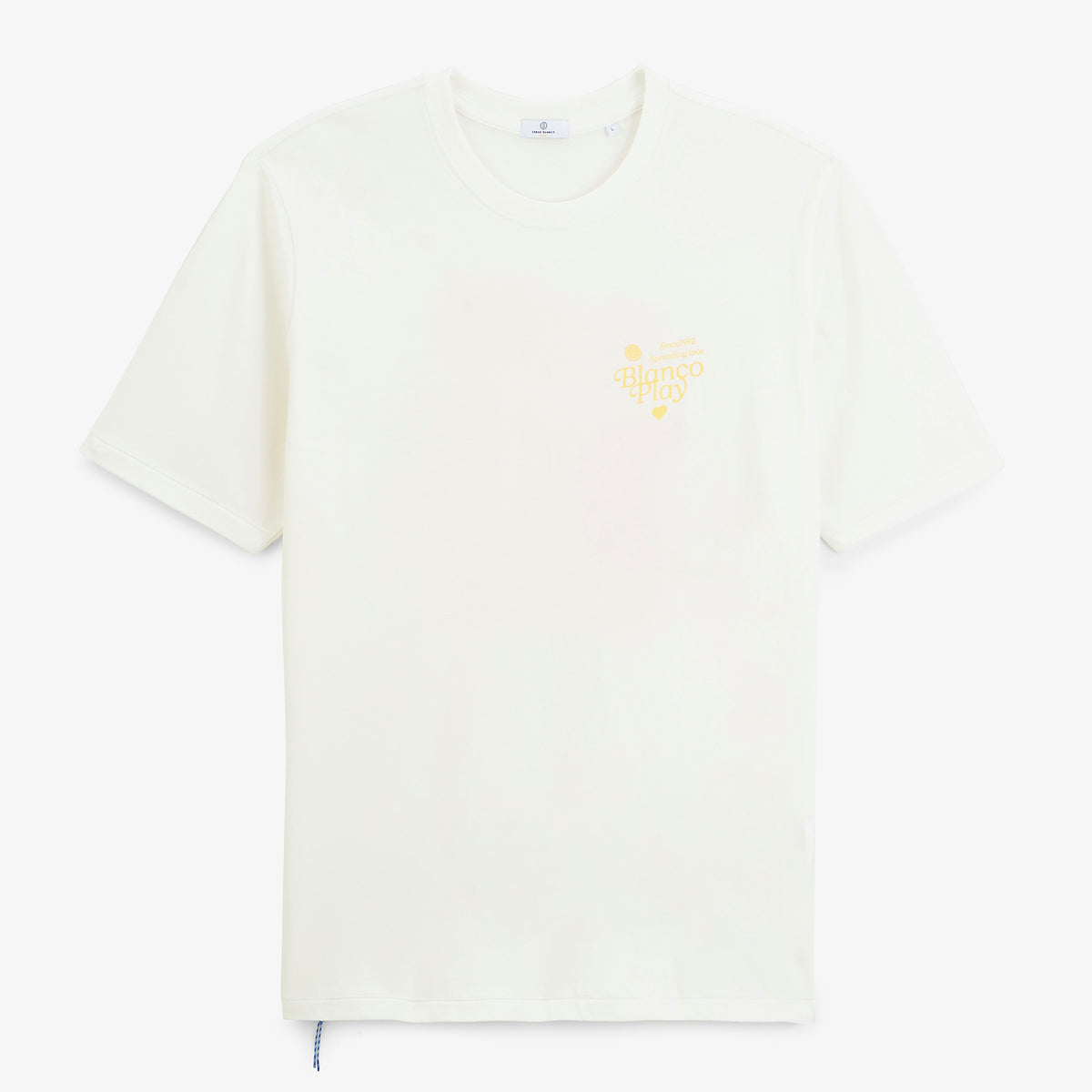T-shirt manches courtes Thor SBPLAY oversize imprimé French Morning Routine blanc cassé