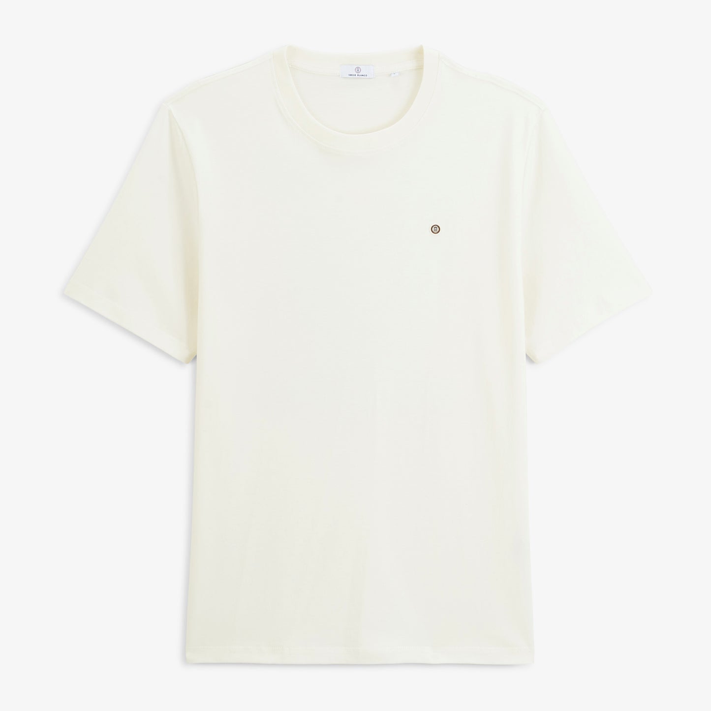 T-shirt manches courtes Théo imprimé dos Blanco Squad blanc cassé