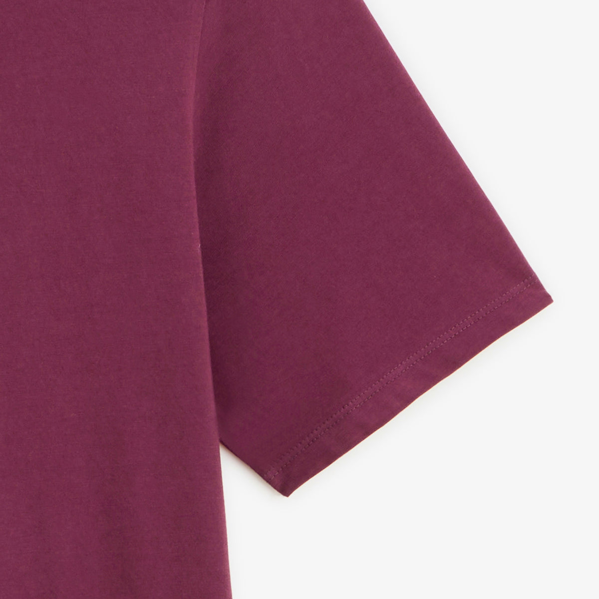 T-shirt manches courtes coton imprimé dos BLANCO SQUAD rouge vigne