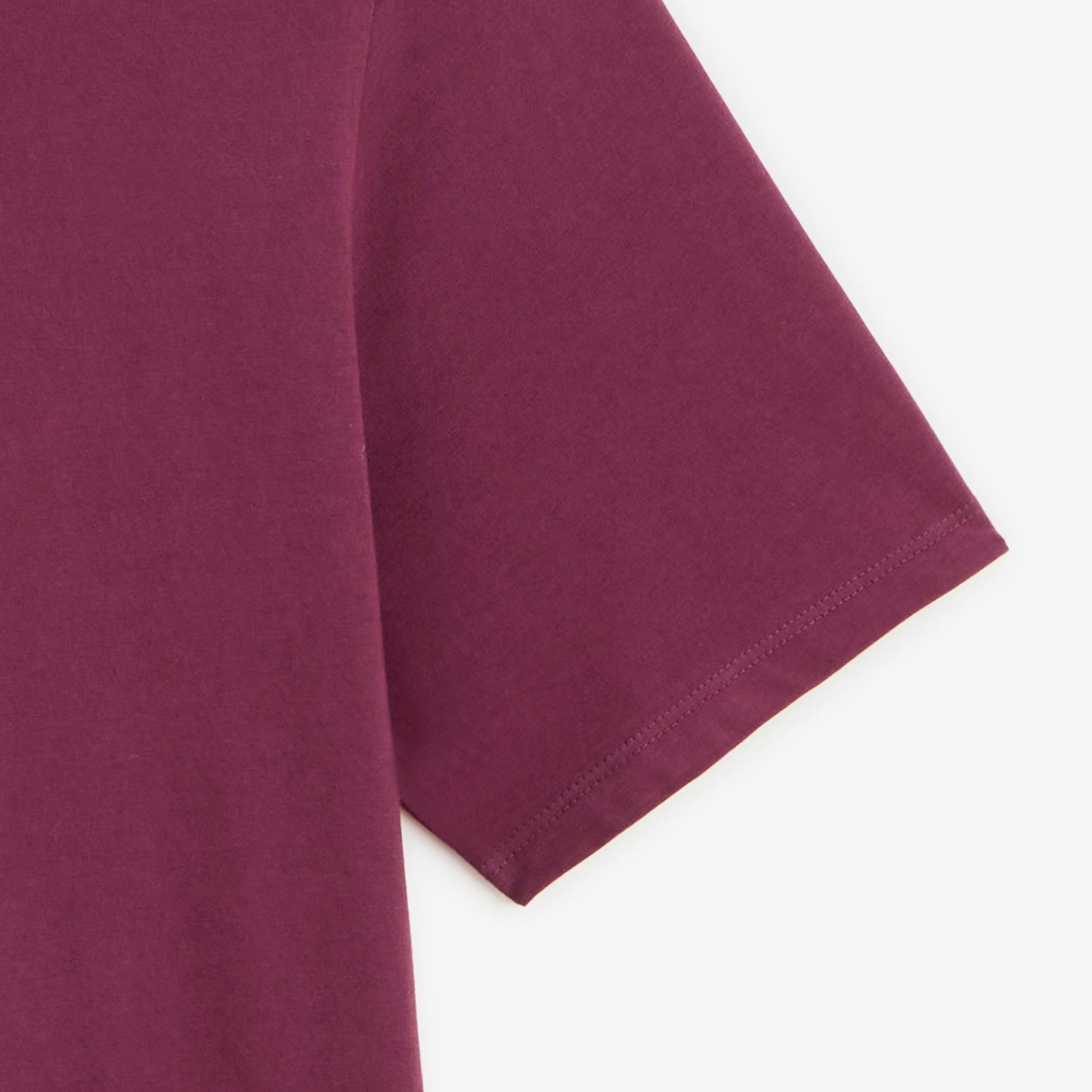 T-shirt manches courtes coton imprimé dos BLANCO SQUAD rouge vigne