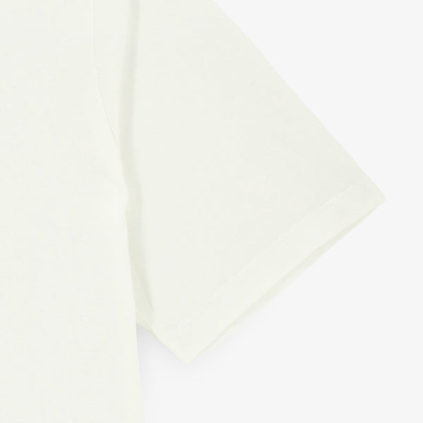 T-shirt manches courtes imprimé muguet blanc cassé Théo RCT