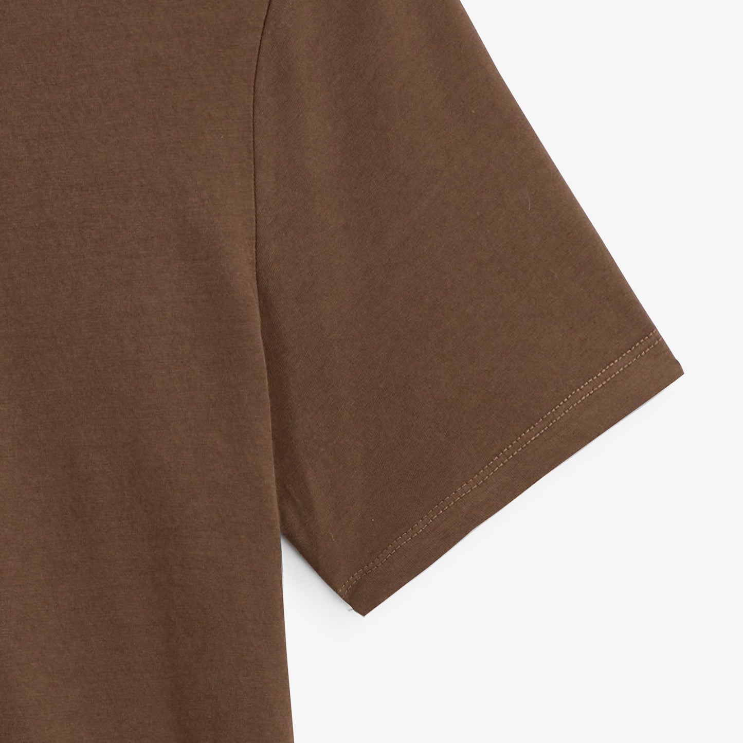 T-shirt manches courtes Théo imprimé dos SERGE BLANCO marron