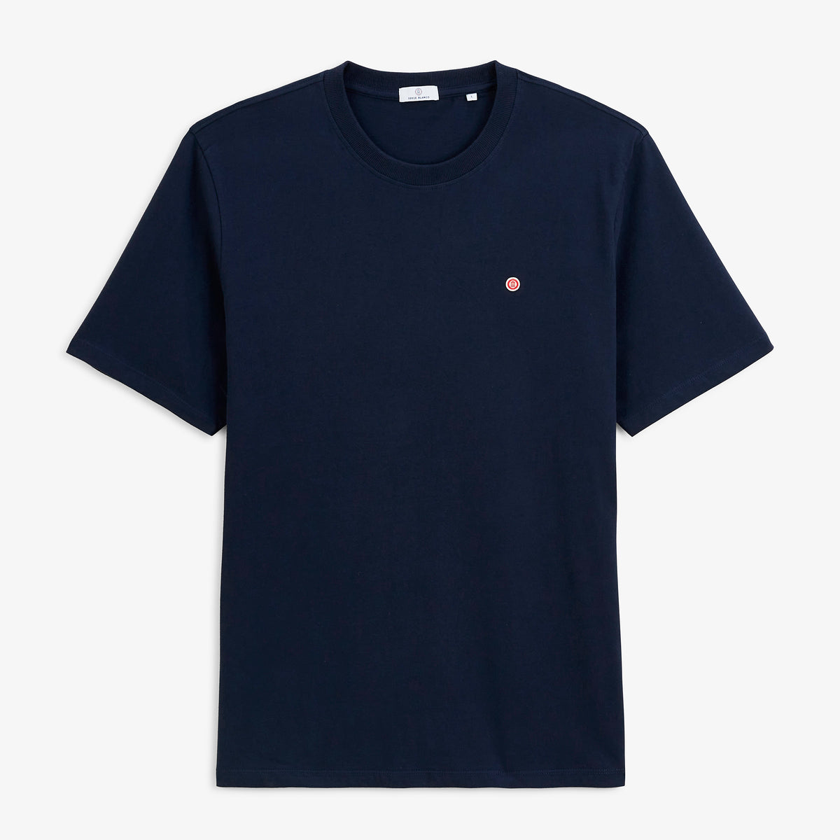 T-shirt manches courtes Théo imprimé dos SERGE BLANCO bleu marine
