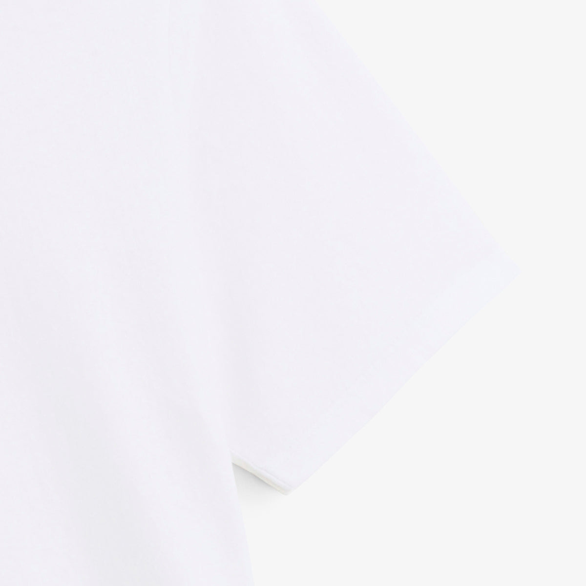 T-shirt manches courtes Théo lin mélangé blanc