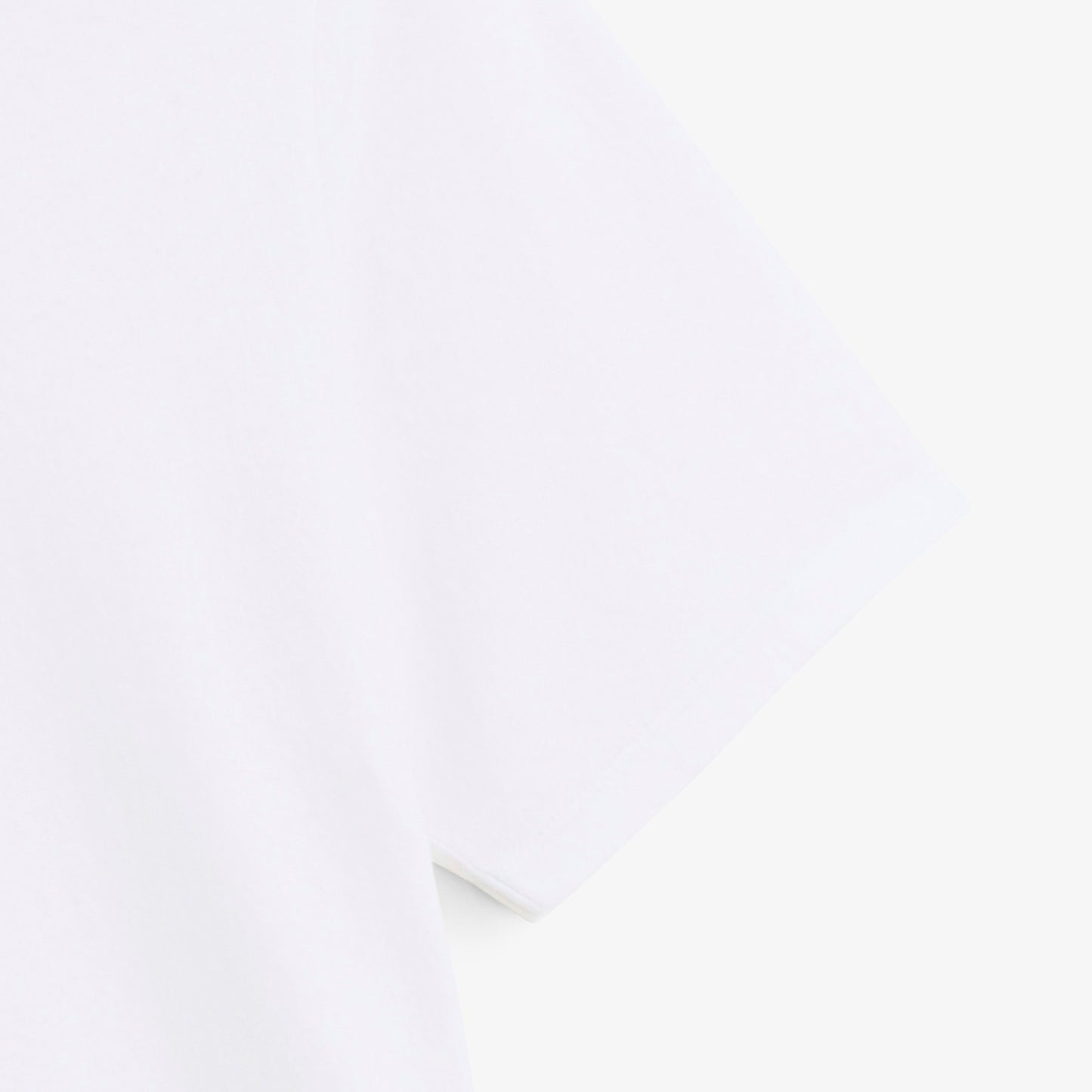 T-shirt manches courtes Théo lin mélangé blanc