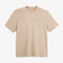 T-shirt manches courtes Théo lin mélangé beige travertin