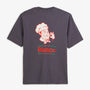 T-shirt manches courtes Théo imprimé Napoli gris asphalte