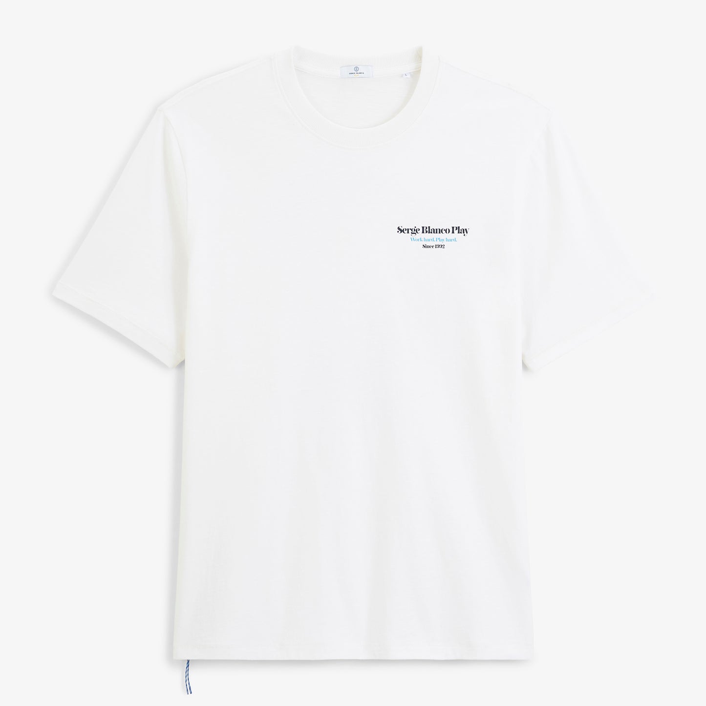 T-shirt manches courtes Théo imprimé Ski & Raclette blanc SBPLAY