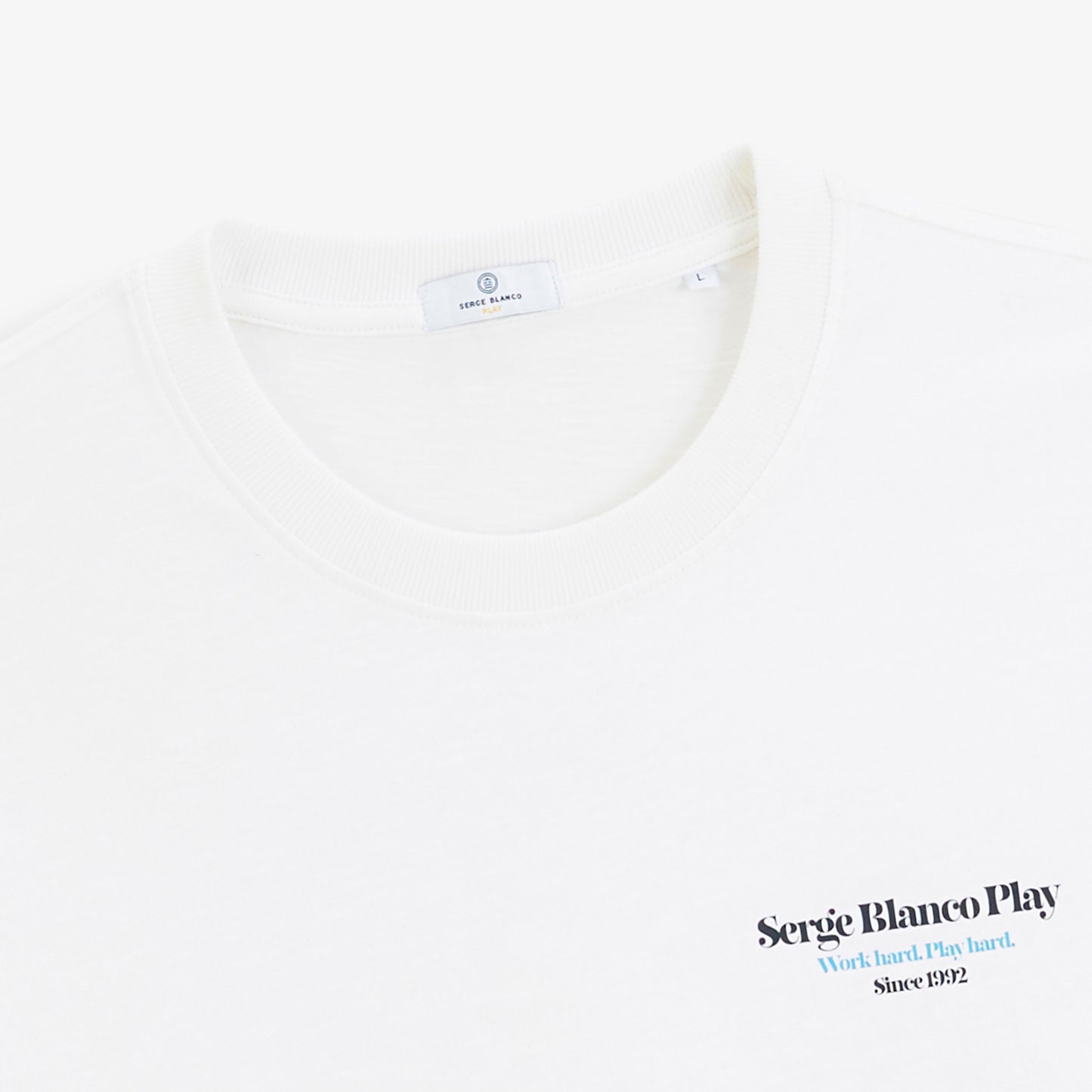 T-shirt manches courtes Théo imprimé Ski & Raclette blanc SBPLAY