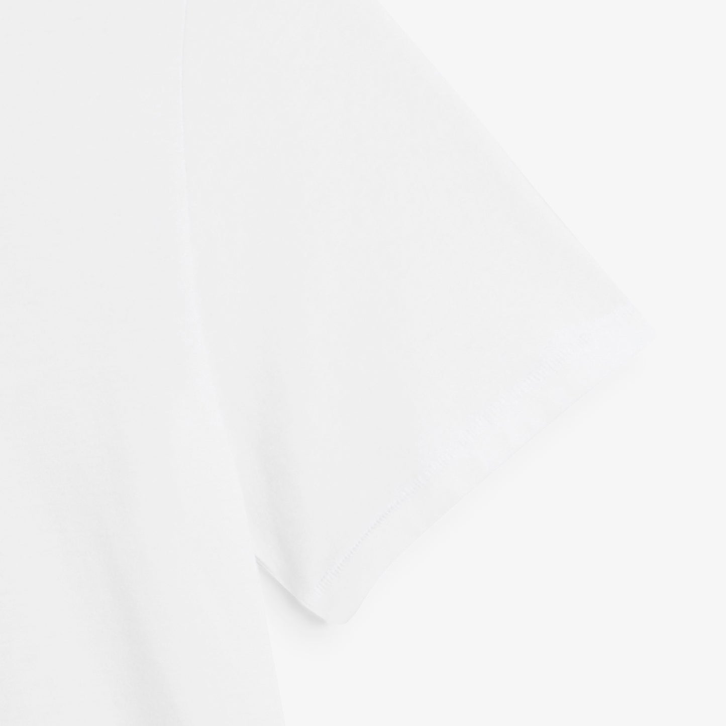 T-shirt manches courtes Théo badge bouclette blanc