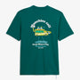 T-shirt manches courtes Théo imprimé Munchies Call bleu canard