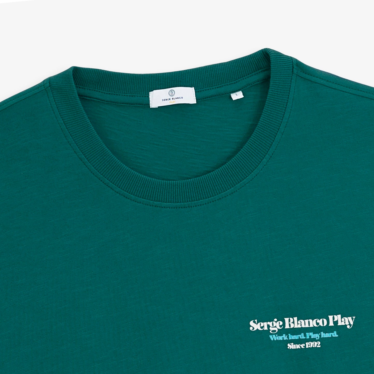 T-shirt manches courtes Théo imprimé Munchies Call bleu canard
