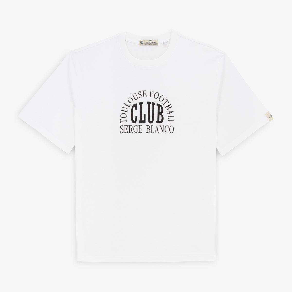 T-shirt "Club" manches courtes 100% coton blanc Toulouse Football Club