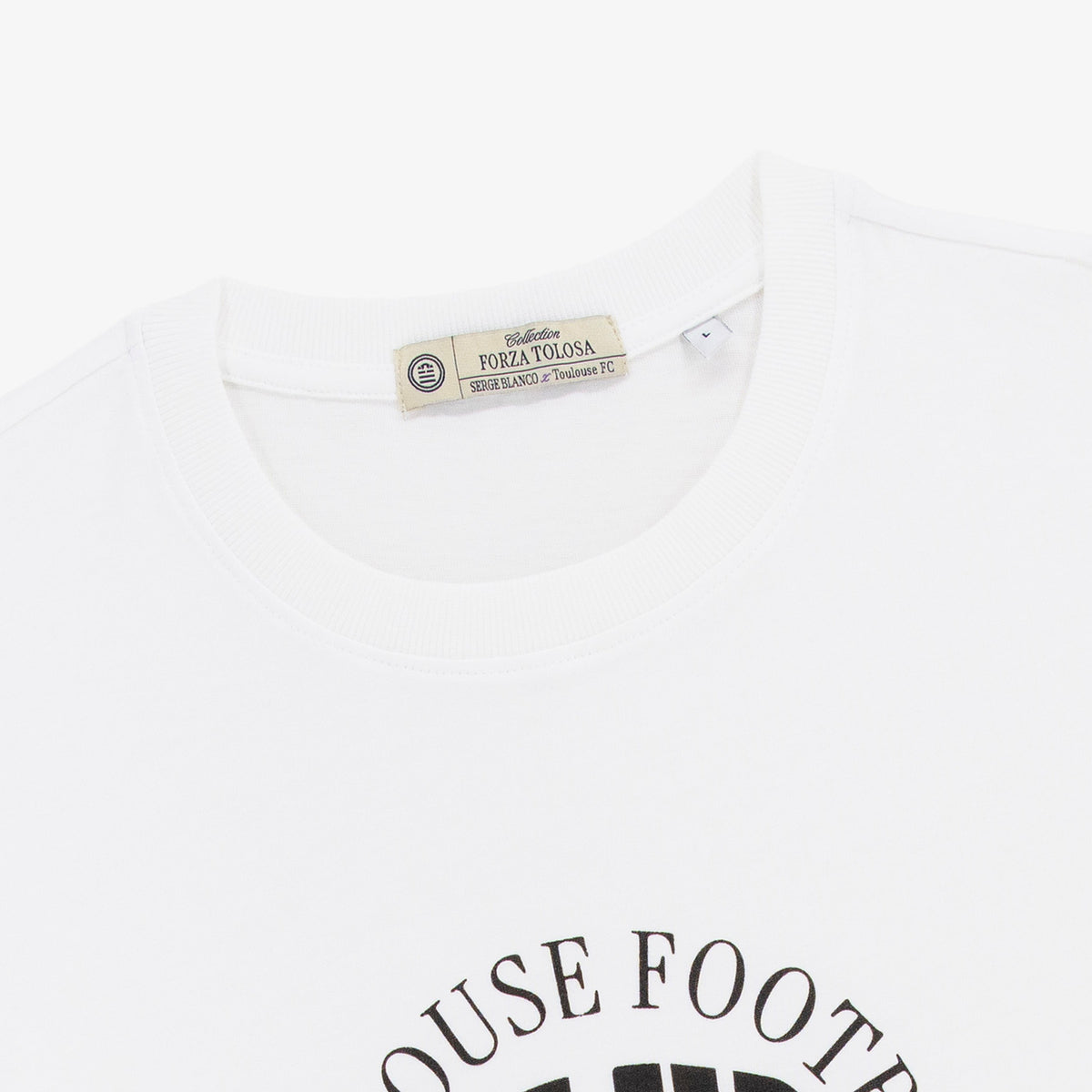 T-shirt "Club" manches courtes 100% coton blanc Toulouse Football Club