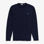T-shirt manches longues en coton bleu marine
