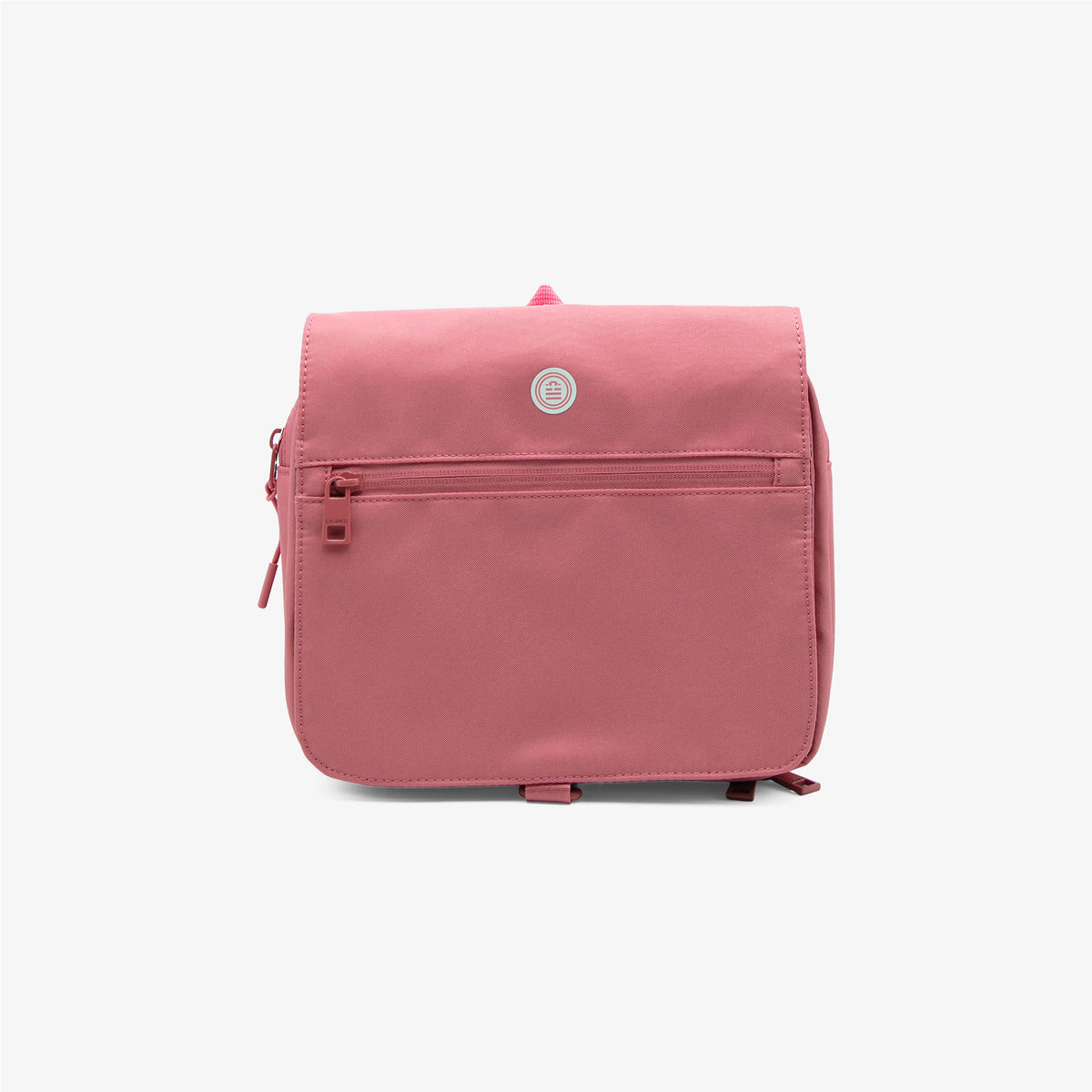 Rust-Pink Popbag Fold-Over Toiletry Bag