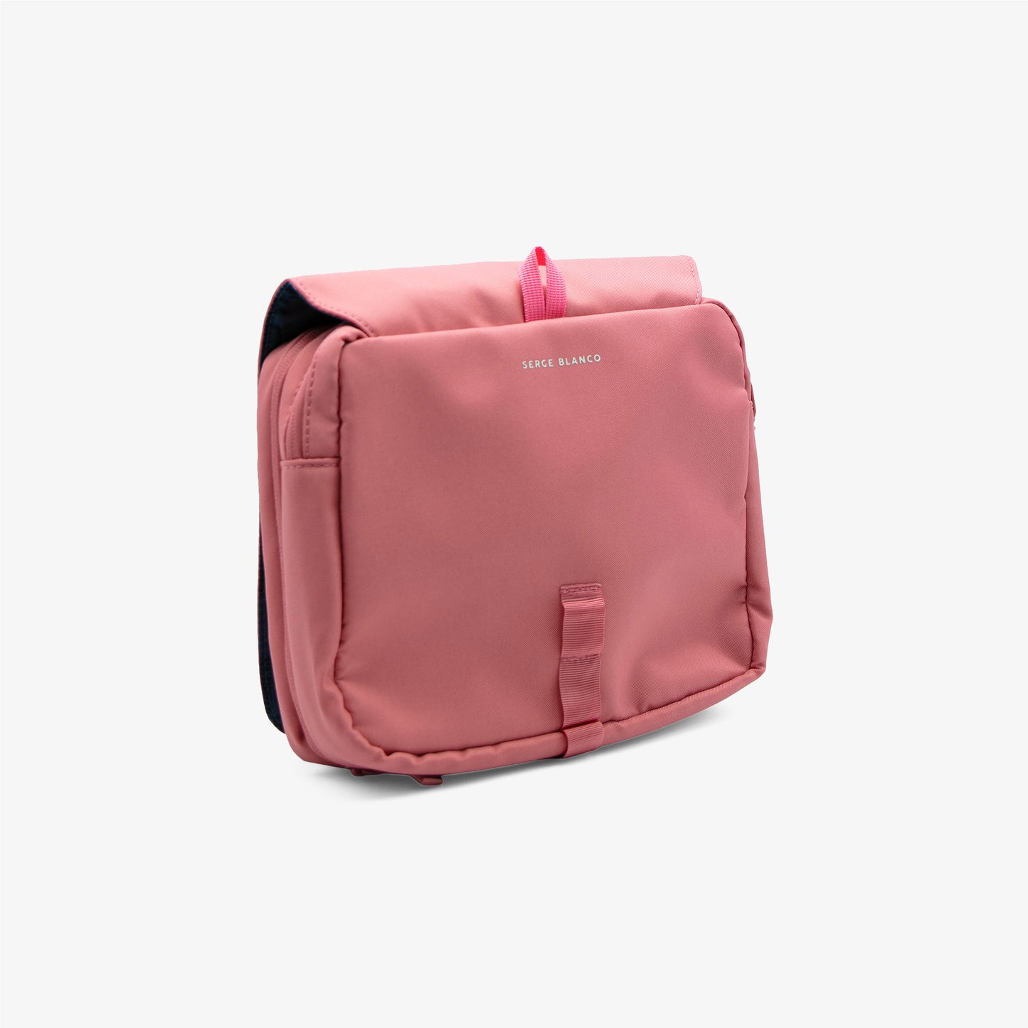 Rust-Pink Popbag Fold-Over Toiletry Bag