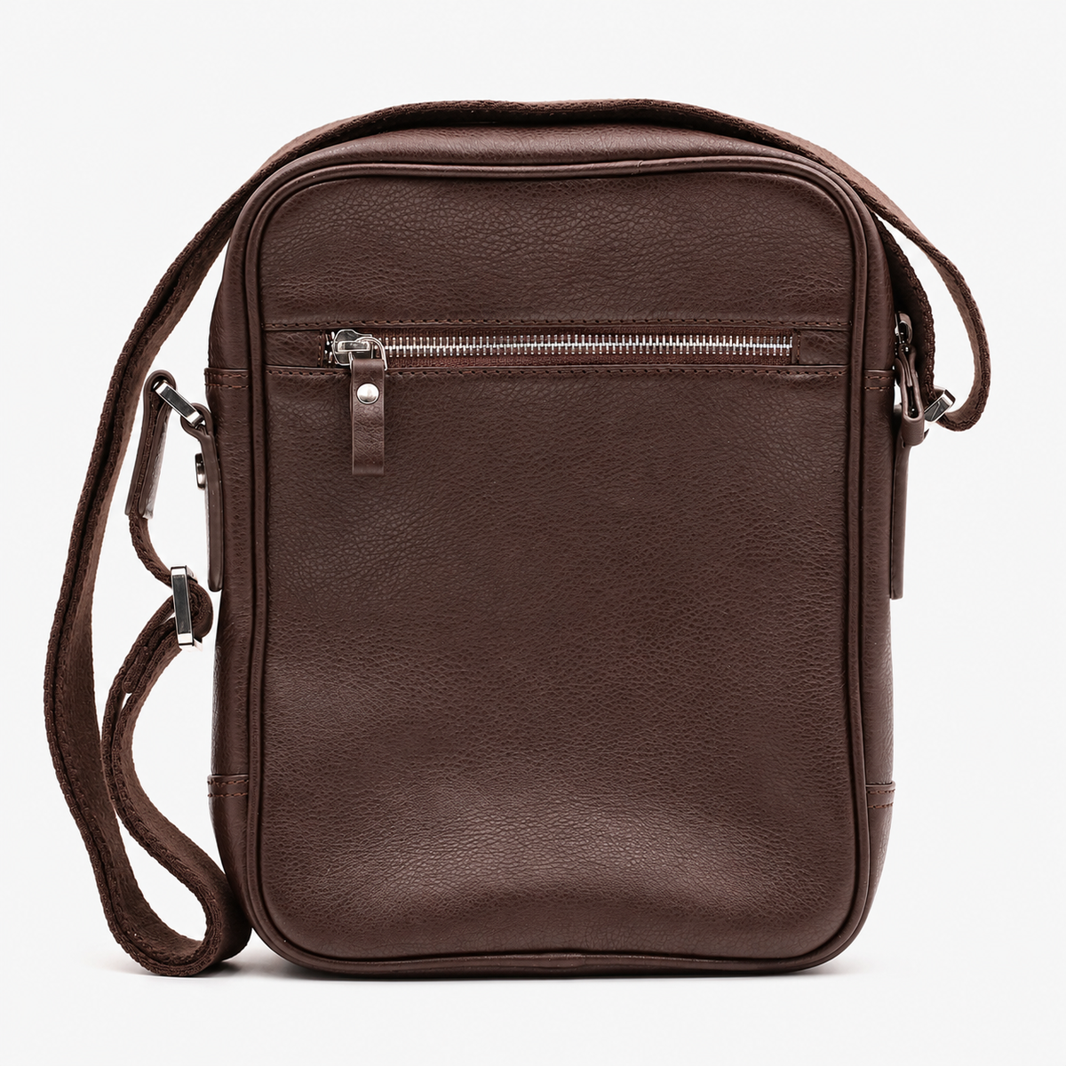 Cartera de piel marrón chocolate Vancouver