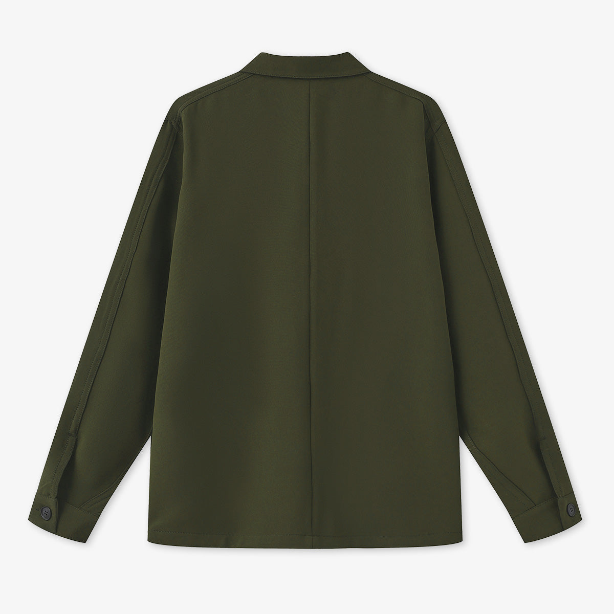 Waël serge blanco military green Worker jacket