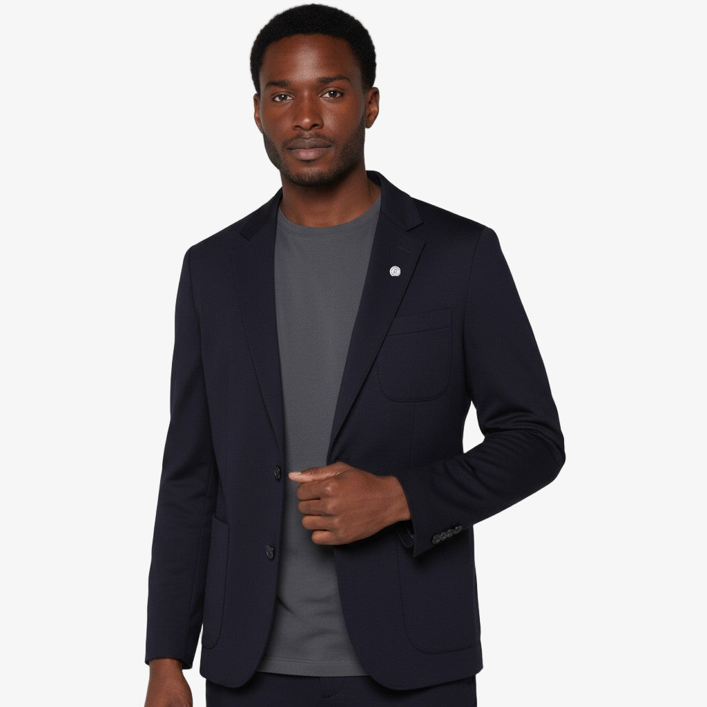 Veste Blazer Simon bleu marine HOMME SERGE BLANCO