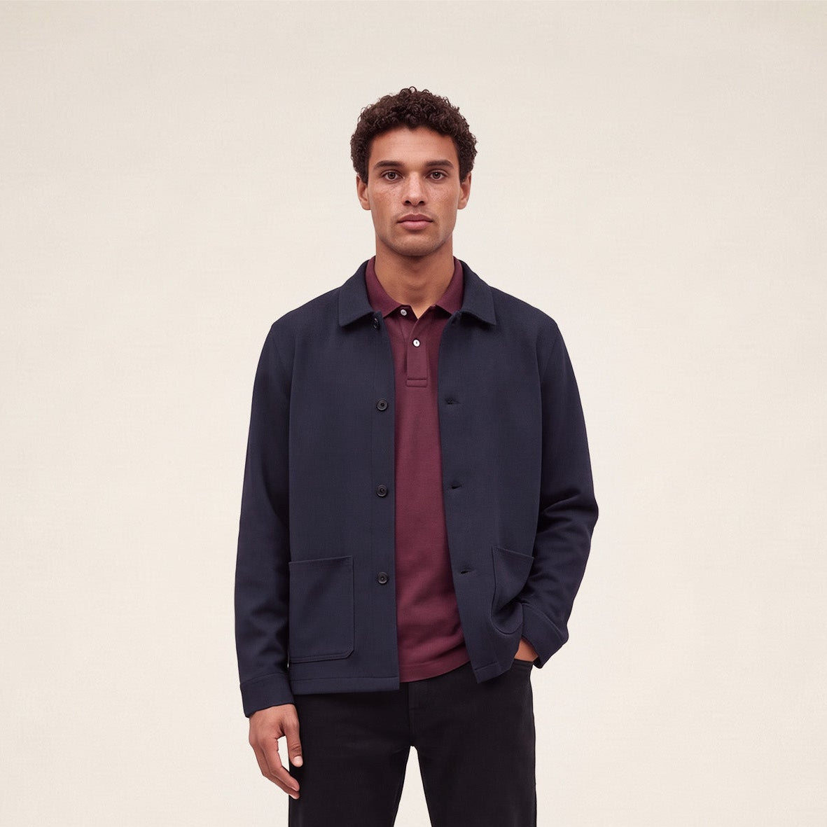 Veste Worker bleu foncé Waël