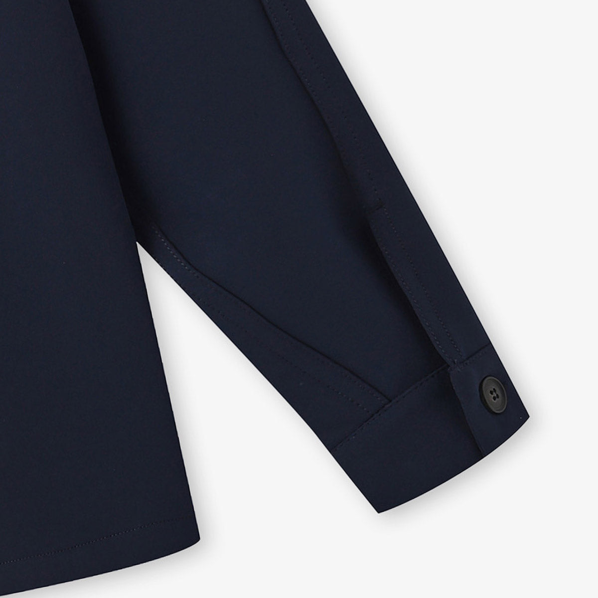 Veste Worker bleu foncé Waël serge blanco