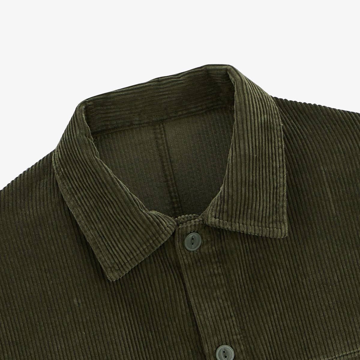 Veste Worker en velours vert anglais Wilfried SERGE BLANCO