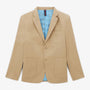 Veste blazer Simon beige mastic en coton homme serge blanco