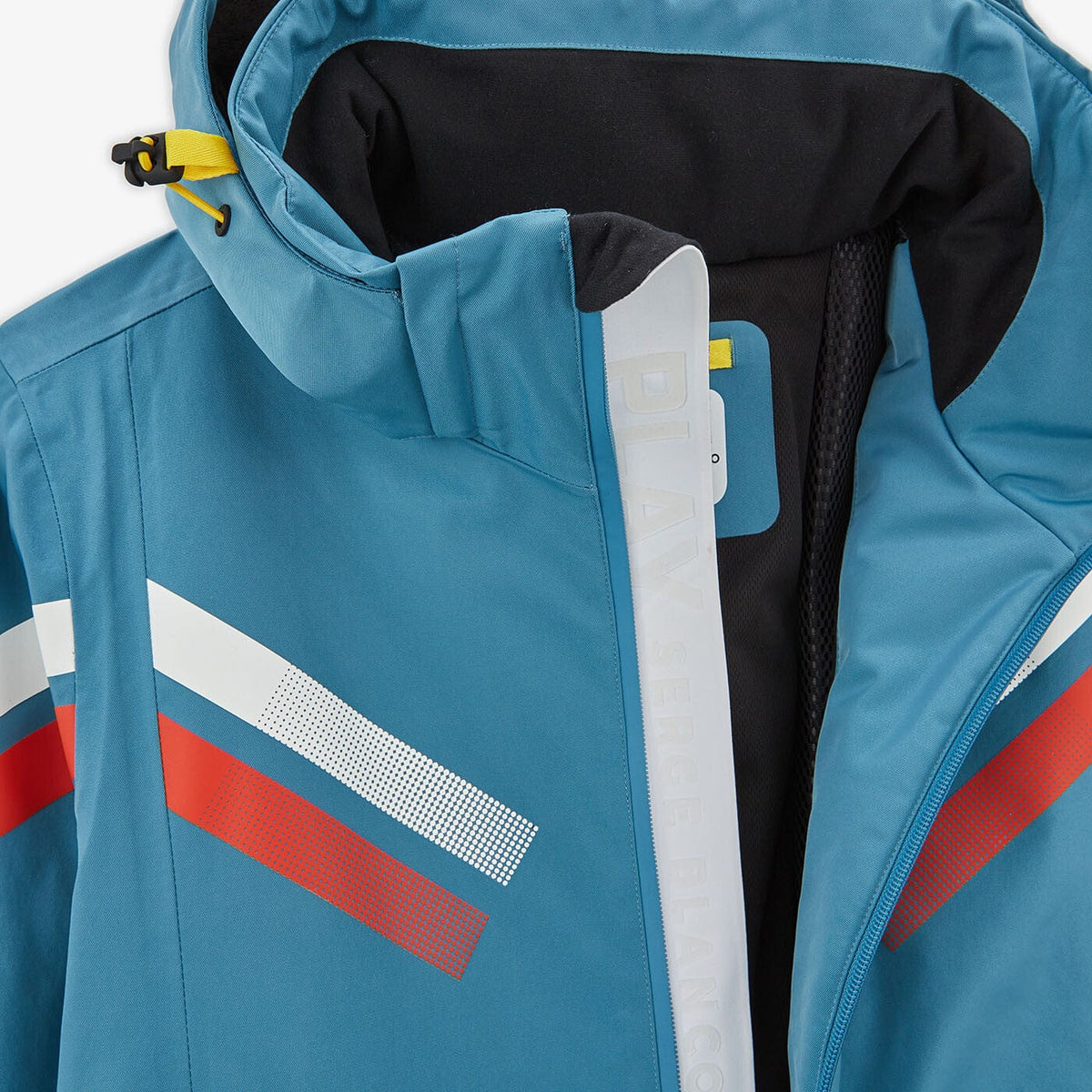 Veste de ski Courmayeur bleu lichen homme serge blanco