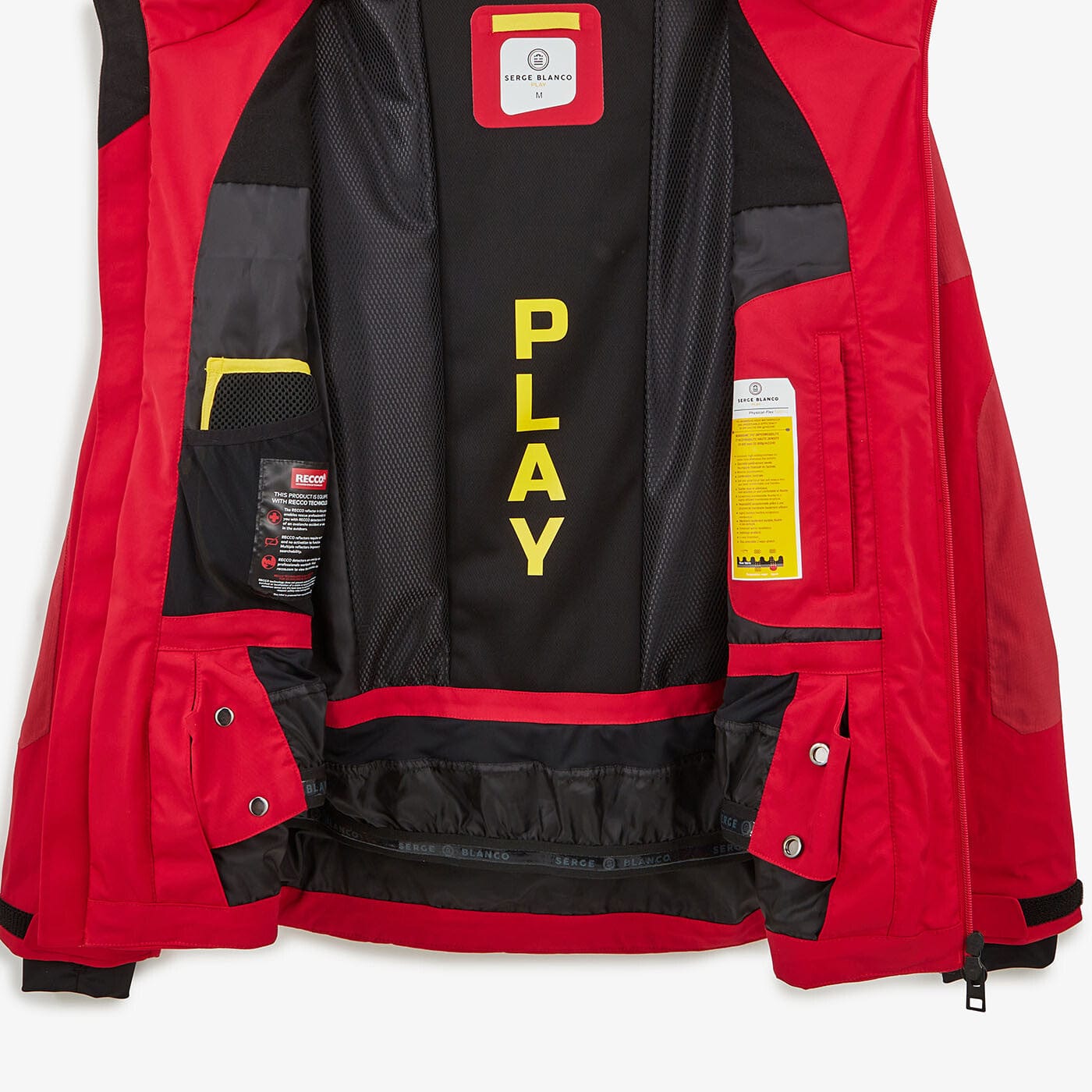 Veste de ski Zermatt rouge tulipe homme serge blanco