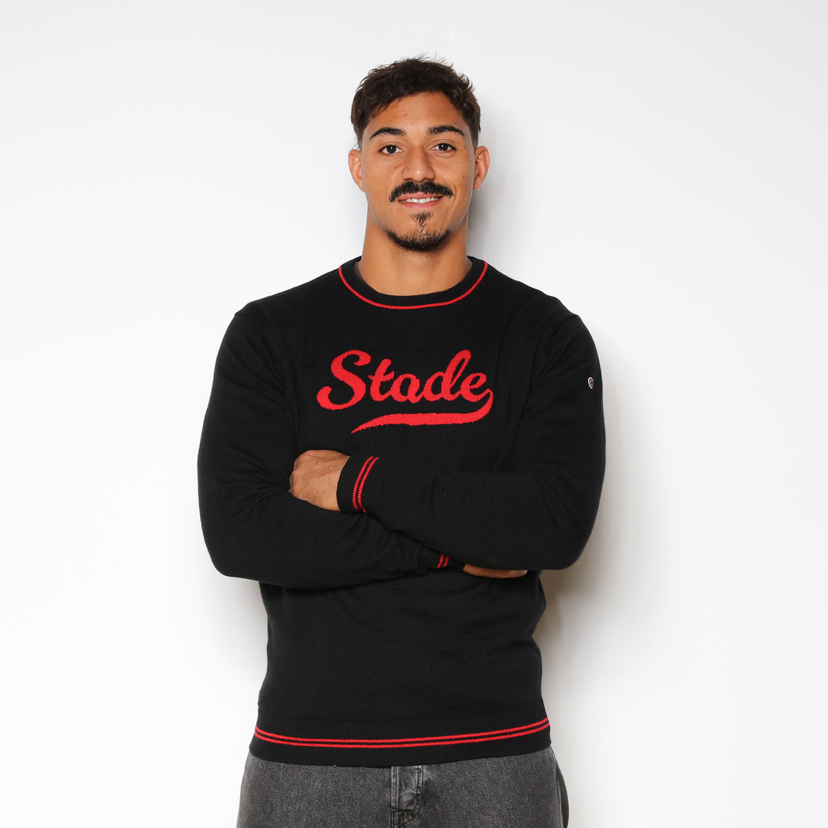 Pull Mason Stade Toulousain noir