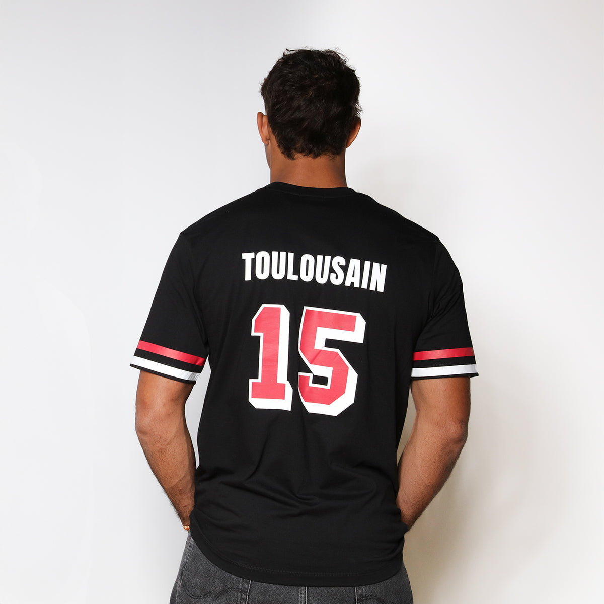 Stade Toulousain black print t-shirt