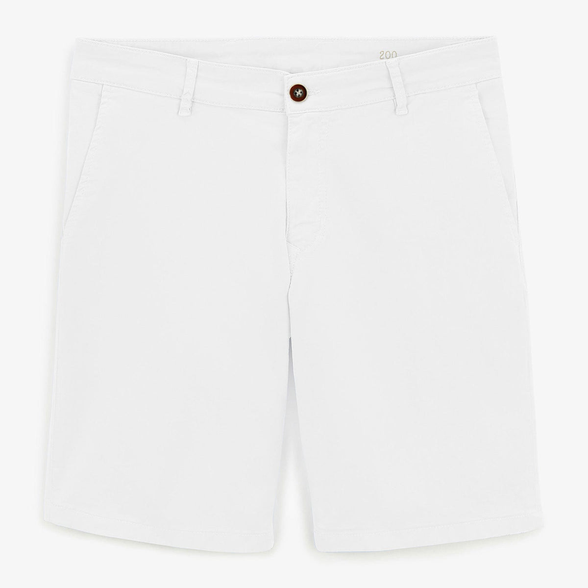 Bermuda 200 Blanc Coton Stretch Homme SERGE BLANCO