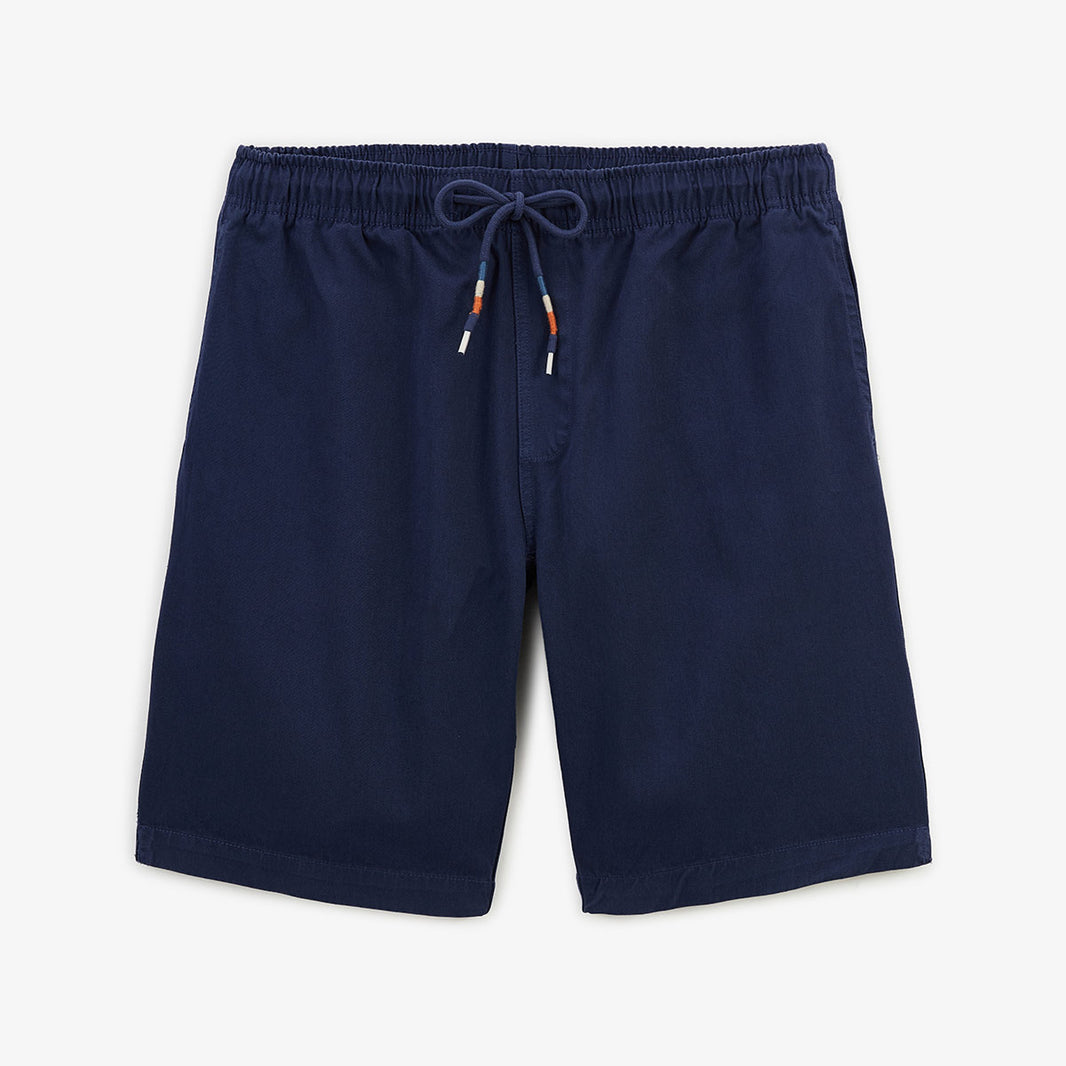 Bermuda 201 en coton coupe ample bleu marine HOMME SERGE BLANCO