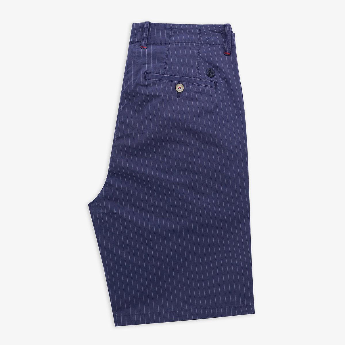 Bermuda 209 rayé tennis bleu nuit Serge Blanco