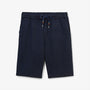 Bermuda 557 en lin et coton coupe ample bleu marine  HOMME SERGE BLANCO