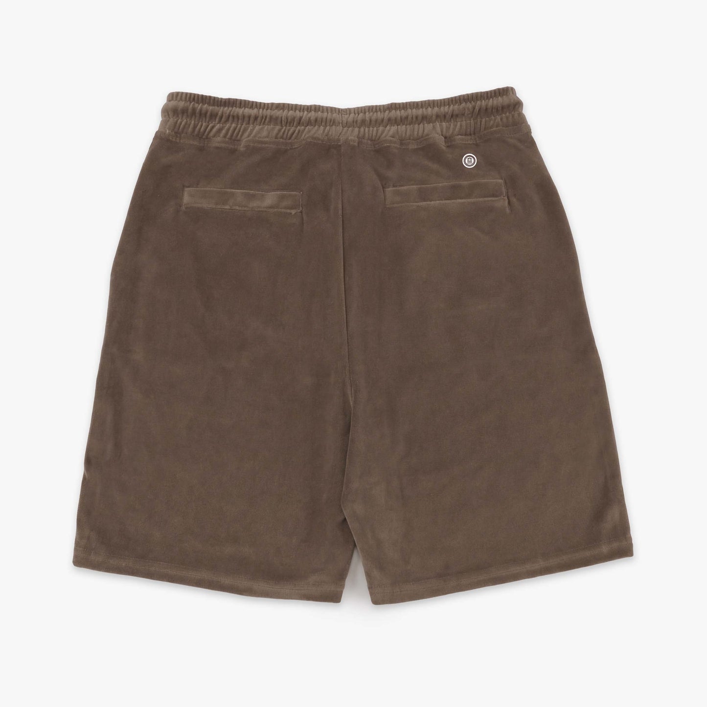 Bermuda van badstof met elastische tailleband, kleibruin, heren, SERGE BLANCO