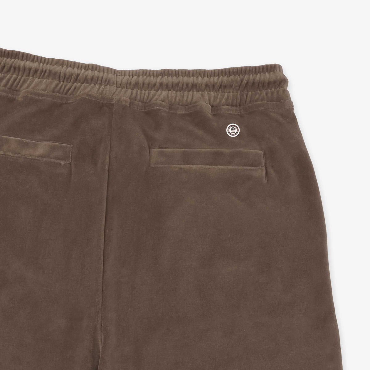 Bermuda van badstof met elastische tailleband, kleibruin, heren, SERGE BLANCO