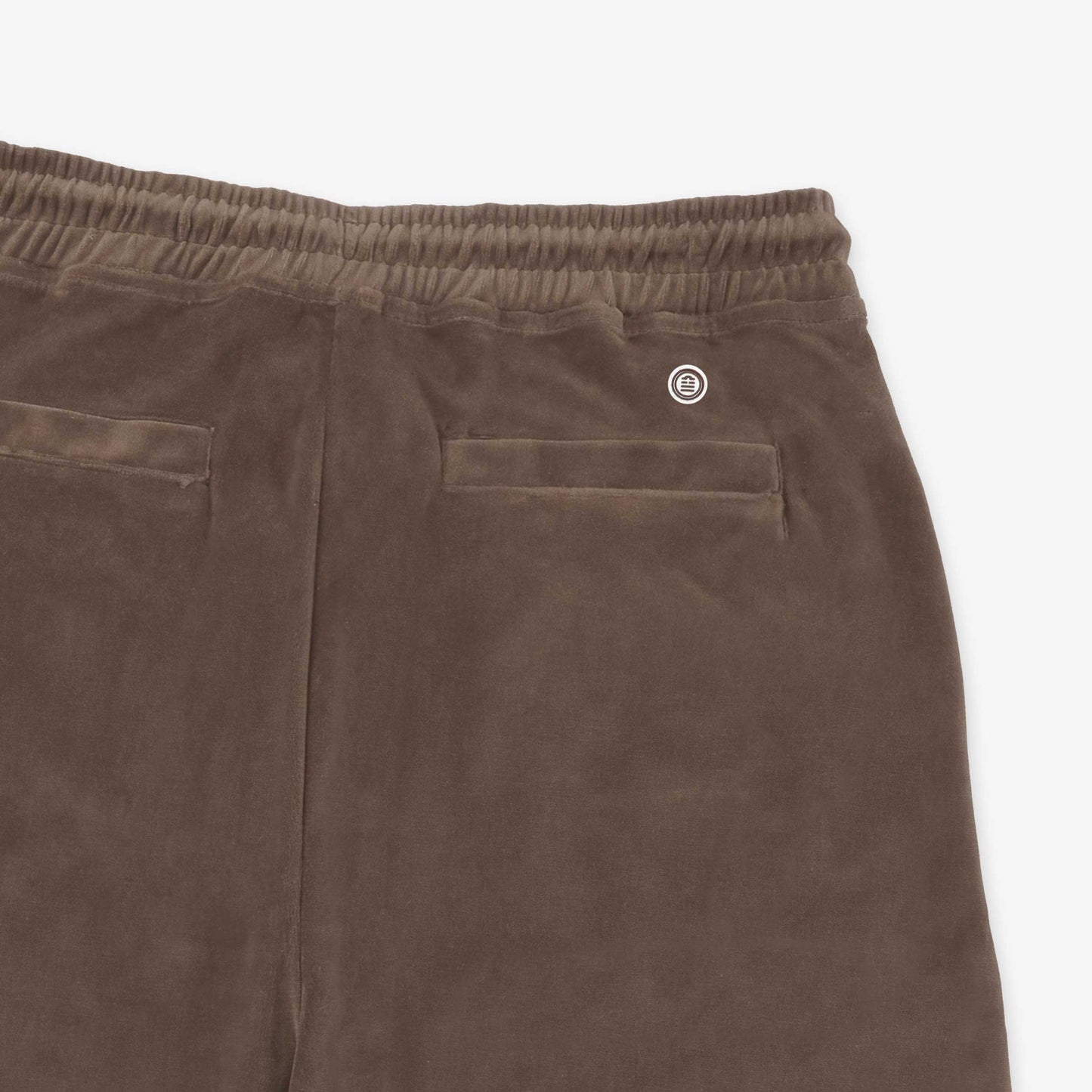 Bermuda van badstof met elastische tailleband, kleibruin, heren, SERGE BLANCO