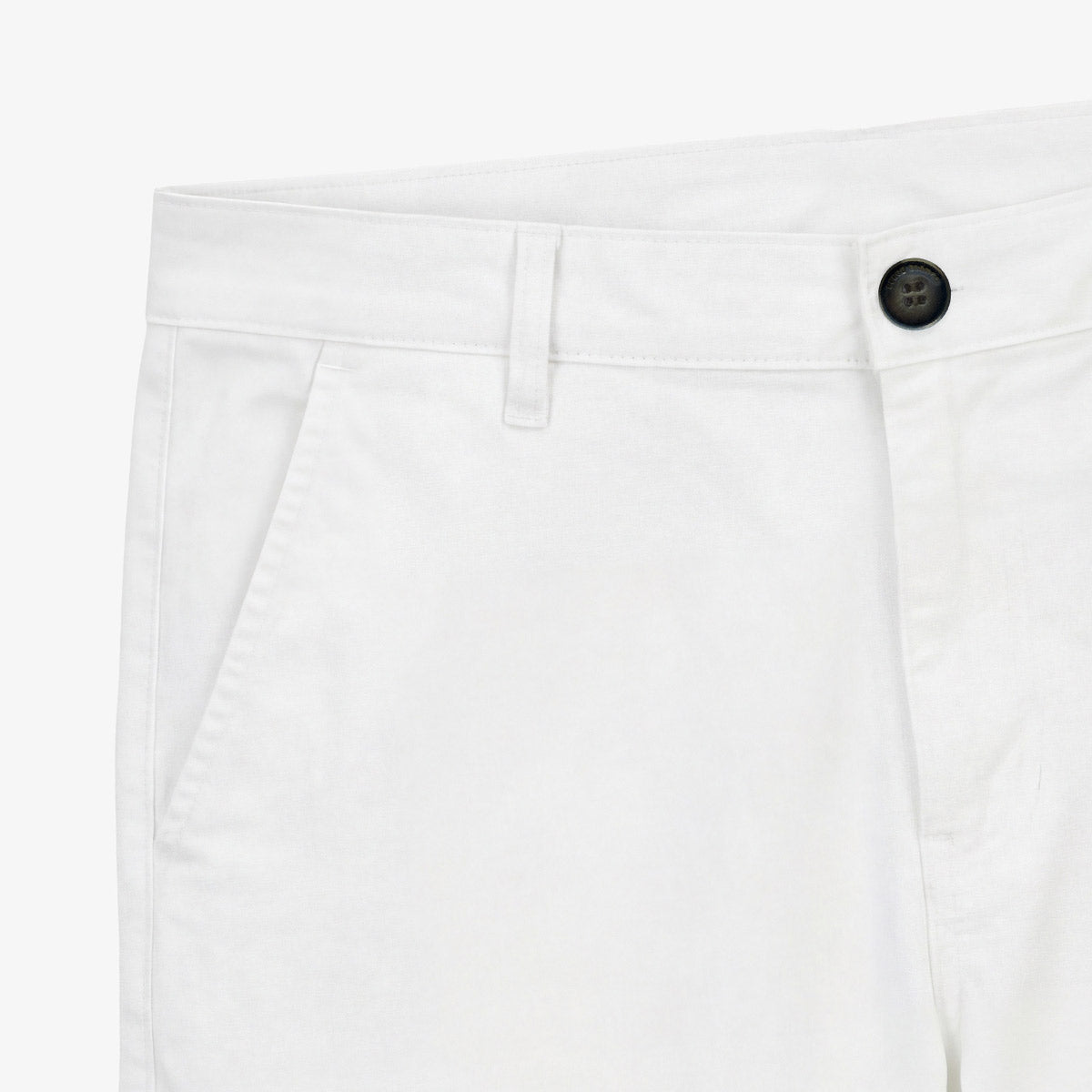 Bermuda 200 Weiß Gerade Passform aus Stretch-Baumwolle HERREN SERGE BLANCO