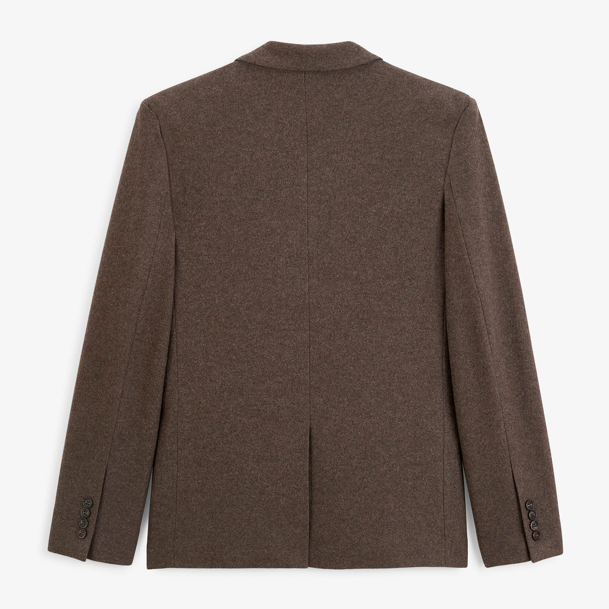 Blazer 100 % laine marron Henri, vue de dos.