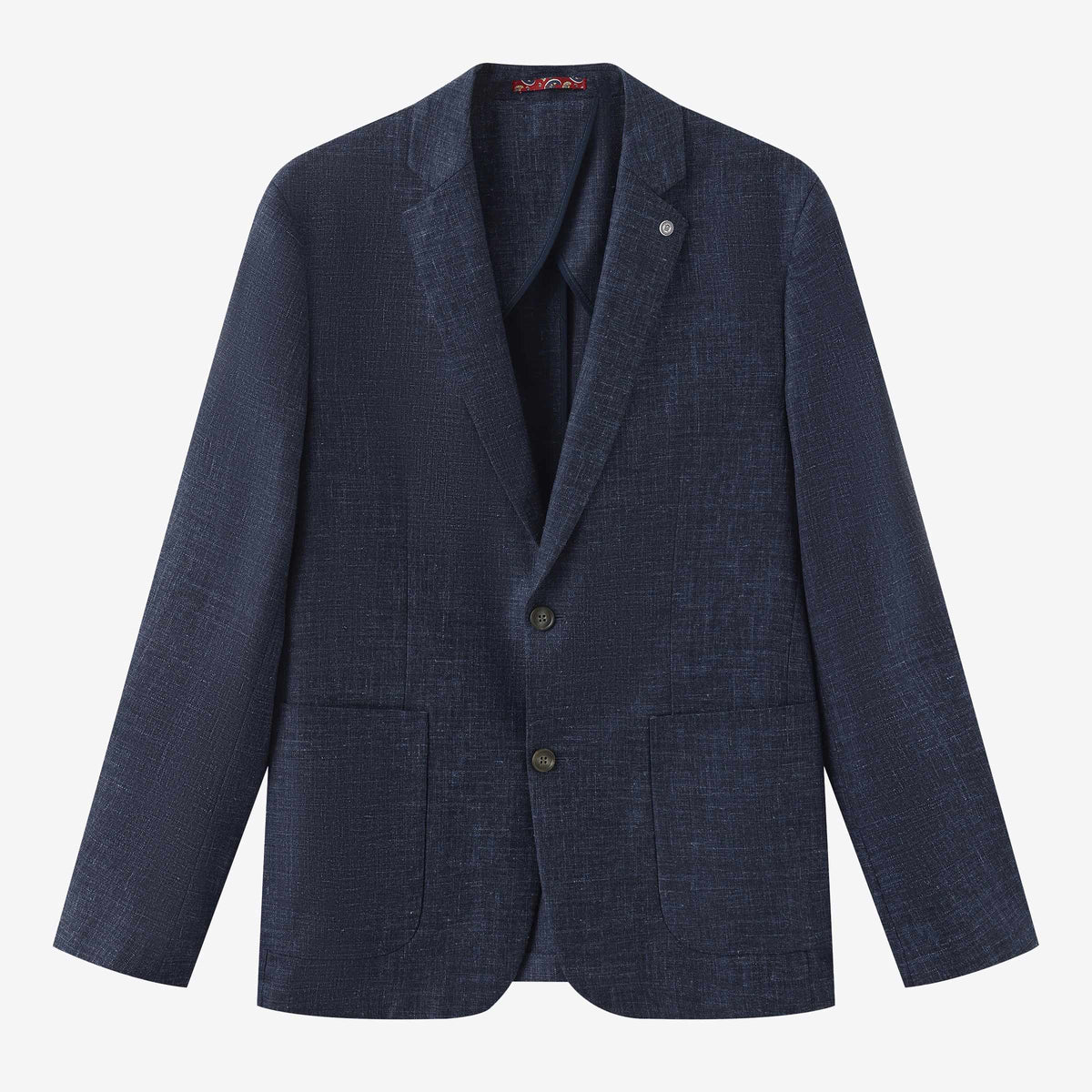 Blazer Simoncini en Laine Bleu Homme SERGE BLANCO