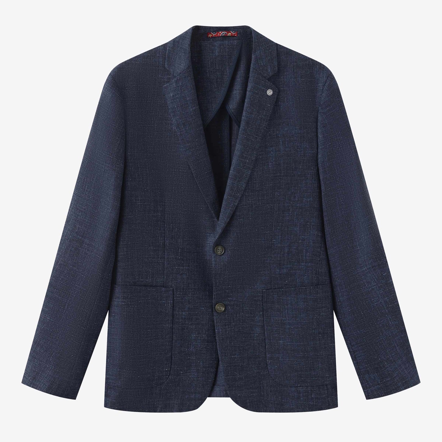 Blazer Simoncini en Laine Bleu Homme SERGE BLANCO