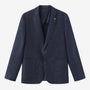 Blazer Simoncini en Laine Bleu Homme SERGE BLANCO