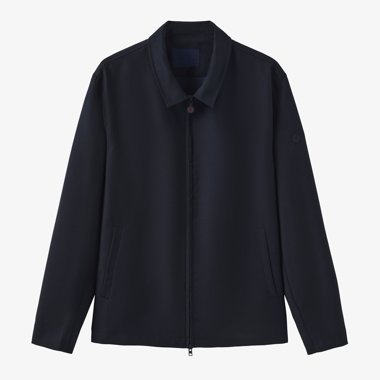 Giacca Delta blu navy da uomo in twill, Blanco