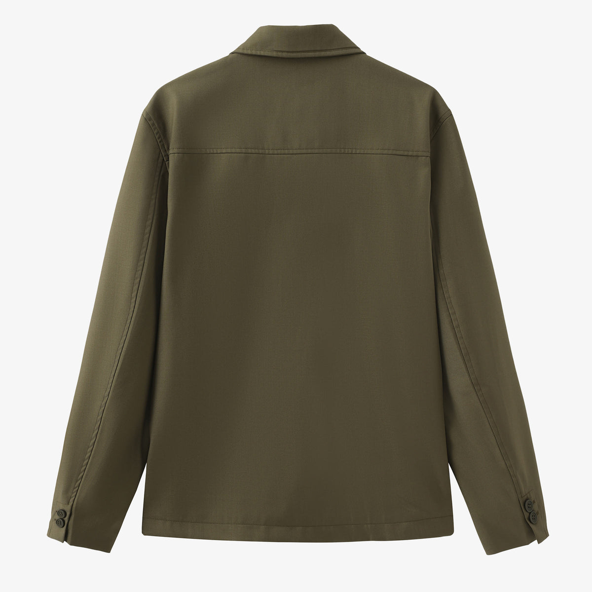 Men's Khaki Green Delta Jacket in Blanco Twill