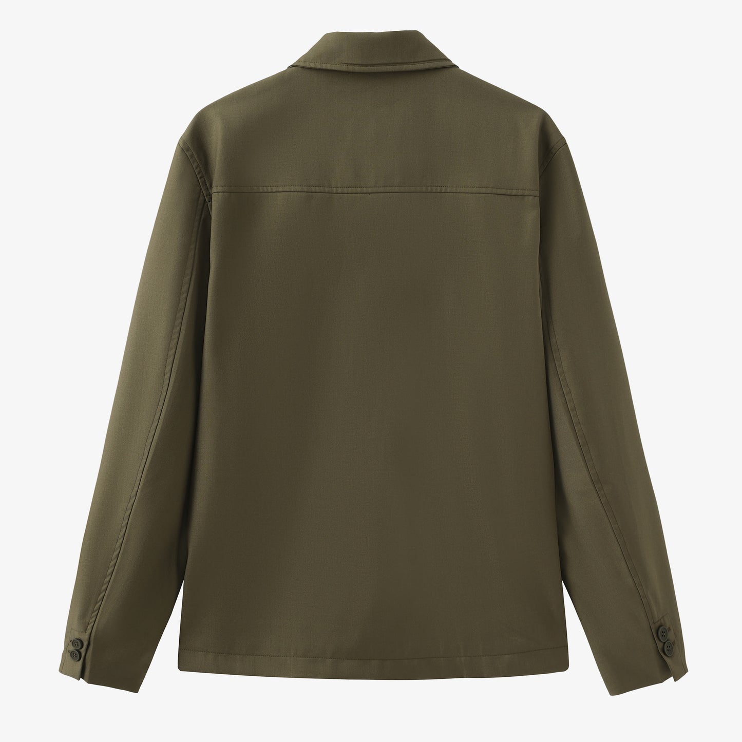 Men's Khaki Green Delta Jacket in Blanco Twill