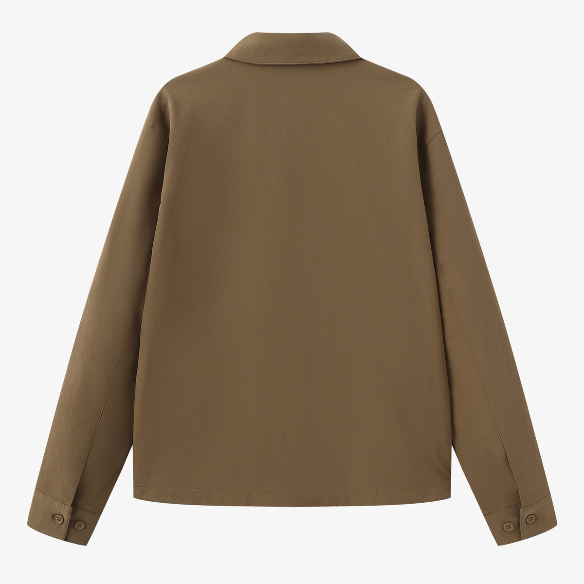 Domi Men's Taupe Bi-Stretch Jacket in Blanco Twill